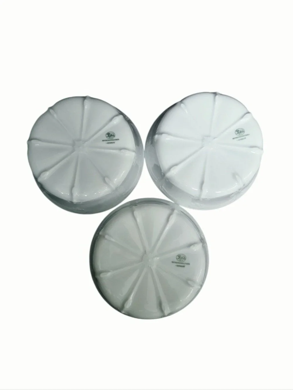 Lot of 3 Hutschenreuther Baronesse White Fruit Cereal Dish